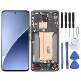 (Black) For Xiaomi 15 Pro AMOLED COMPATIBLE LCD Screen Digitizer Full Assembly with Frame