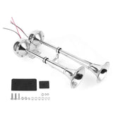Dual Trumpet Air Horn Electrical 12V 125dB Loud Sound Waterproof for Car Yacht Truck