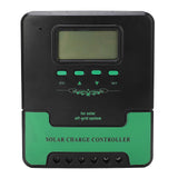 Solar Charge Controller MPPT LCD Display Dual USB 5V 3A 12V 24V for Batteries Charging 50A