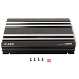 Car Amplifier 5800W 2/4 Ohms 4 Channel High Efficiency Metal Universal for Speaker Audio System