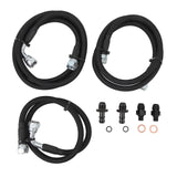 Transmission Cooler Line Kit Rust Proof Sealed Transmission Oil Fluid Cooler Hose for 2500 3500