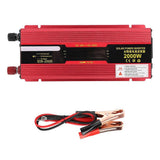 2000W Portable Inverter Solar Power Inverter for Home (24V to /LCD)