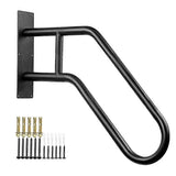 Handrails for Outdoor Steps Stair Railing , 1 to 3 Steps Stairs Wall Mounted for the Elderly, Disabl
