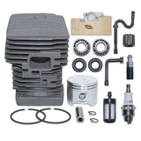 46mm Cylinder Piston Kit for Stihl 029 MS290 039 MS390 Chainsaw Parts with Oil Seal Gasket Bearings