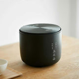 (Black) electric Rice Cooker 2l Ceramic Liner Household Rice Cooking Pot