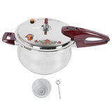 Pressure Cooker 80KPA Stainless Steel Multifunctional Multiple Security Guard with Ergonomic Handle Stovetop Pressure Cooker for Home Use 11L