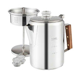 Coffee Percolators Stovetop For Camping Percolator Coffee Pot Stainless Steel Coffee Maker Camping