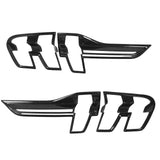 4PCS Taillight Frame Trim Carbon Fiber Glossy High Toughness for  Mach?E 2021 Onwards