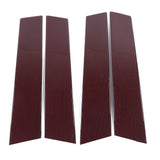 Carbon Fiber Decoration,4pcs Carbon Fiber B-Pillars Pillar Trim B Pillar Stickerfor Alfa Romeo Elevated Design