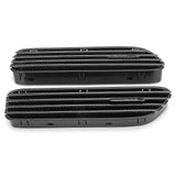 Car Carbon Fiber Cover,Pair Side Air Vent Fender Air Outlet Flow Fender Reliable and Durable