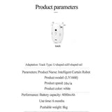 For Tuya Smart Bluetooth Curtains Robot Turail Tracks Curtain Opener
