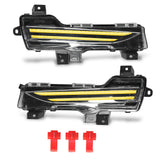 Turn Signal Fog Light,1 Pair Turn Signal Front Bumper Lamp LED Fog Light Precision Engineered