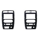 2X 2Din Car DVD Frame Audio Fitting Adaptor Dash Trim Kits Fascia Panel 9 Inch for Jimny 2007-2016