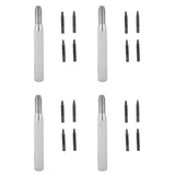4X Watch Crown Tube Insert Remover Opener Holder Watch Case + 16 Blade Watch Repairing Tool