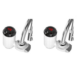 Electric Water Heater with Temperature Display for Kitchen Instant Heating Faucet Heater Water Heate