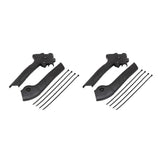 2X Motorcycle Frame Guard Cover Protector for DRZ400 DRZ400S DRZ400SM DRZ 400 400S 400SM ,Black