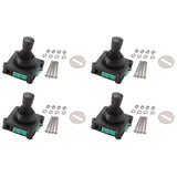 4X Joystick Switch AC 240V 5A 4NO 4NC Momentary 2.5mm Fixing Thread Joystick Switch