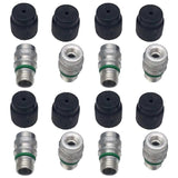 (20 Count) M12X1.5 Male High Side A/C Charge Port Valve Includes Caps for MT0105,800-955, 59946, 524
