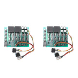 2X DC 10-55V 100A Motor Speed Controller PWM HHO RC Reverse Control Switch with LED Display