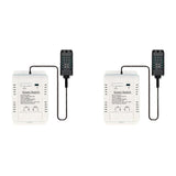 2X for Tuya Zigbee Smart Switch with Temperature Humidity Sensor 16A 3000W Thermostat for Home Yande