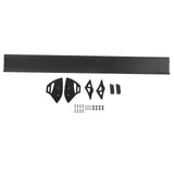 Universal Rear Trunk Wing Lip Aluminum Alloy Tail Spoiler Black for Racing Car Sedan
