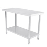 1Pcs Double Layer Stainless Steel Platform Operating Table Work Station Kitchen Desk 0.6mm #3