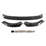 K??SEEK DESIGN 3pcs Front Bumper Splitter Lip Spoiler Fit for MK8 Standard 2021+(Carbon Fiber Style )