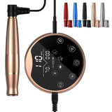 (Red) PMU Machine Permanent Makeup Kit Tattoo Eyebrow Pen Eyebrow Bleach Lip Eyeliner NEW