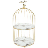 Bird Cage Cosmetics Storage Rack Makeup Perfume Storage Stand Dresser Organizer