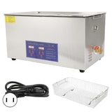 Ultrasonic Washing Machine Digital Timer Heating for Jewelry Cleaning Equipment PS?80AUSPlug 110V