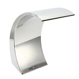 G1 1/2 Female Thread Swimming Pool Waterfall Outlet Rounded Arc Design Stainless Steel Pool Water Fountain Nozzle