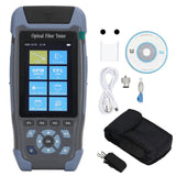 Optical Fiber Tester 1310 1550nm OTDR Time Domain Reflectometer Mulit Function Tester 3.5in with FC