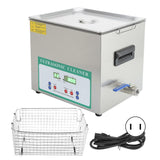 Ultrasonic Washing Machine Timed Cleaning for Jewelry Ring Necklace DK-410HTD 10L 240WAC110V US Plug