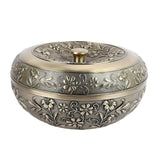 Dry Fruit Box Vintage Nuts Box Retro Dry Fruit Container with Lid for Living Room Hotel Reception Room