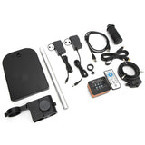 Industrial Microscope Camera 4K 12MP 130X Lens HD Multimedia Interface USB Output 144 LED Video Micr