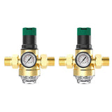 Pressure Regulator Water 3/4In, with Water Pressure Gauge&Mesh Filter