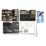295Pcs TECHING 2?Wheeled Steam Train Assembly Kit Metal Machinery DIY Assembly Model DM21