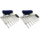 Chakra for Healing, 8 Pieces Silver Chakra Tuning Fork for Meditation