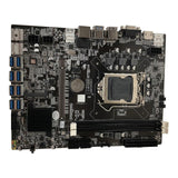 B250C BTC Miner Motherboard 8 Graph Card DDR3 Memory Integrated VGA Interface