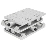 2 Axes Moving Workbench Aluminum Alloy Manual XY Axes Work Table for Engraving Marking Machine