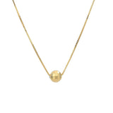 (golden) 925 Silber Transit Perlenkette Weibliche Facettierte Perle Laserkugel Anhnger 18k Halskette