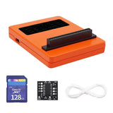 (128GB Orange) PSIO Optical Drive Emulator SLD Kit Fit for PS1 Thick Machine 3D-Printed Cover