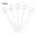 (10 packs) 10 Disposable Hair Removal Wax Sticks, White