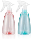 2 Spray Bottles 500ml Garden Hairdresser Plant Flower - Pink/green