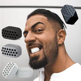 5 Masseter Balls Jaw Jaw Trainer Fitness Face Facial Muscle Trainer Silicone Chew Trainer (black)