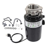 Kitchen Waste Disposer 1HP Power High Speed Large Torsion Low Noise Black Remote Control Food Garbage Disposal Crusher AU Plug 220240V