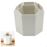 Swivel Pen Holder Desktop, Personalized, Minimalist, Large-capacity Storage Box, Pen Box, Creative Office Pen Box Storage Device, 5 Home And School Co