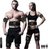 Muscle Stimulator Ems Abs Trainer Electric Muscle Toner Home Gym Belt Abdominal Toning Belt Portable Fitness Trainer For Arm And Leg No Need Ge