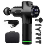 Fascial Massage Gun Electric Percussion Pistol Massager Body Neck Back Deep Tissue Muscle Relaxation