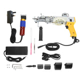 Tufting Starter Kit Safe Handheld 2 in 1 Cut Loop Pile Rug Tufting Tool Set with Trimmer for Beginners 100240V UK Plug
